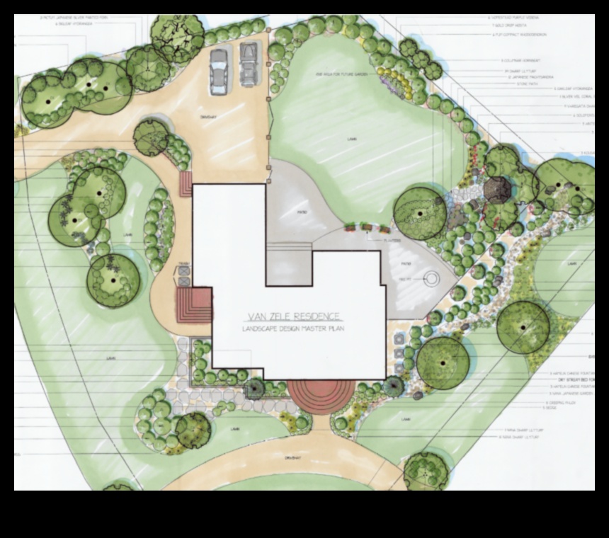 De la schiță la splendoare: stăpânirea artei designului grădinii