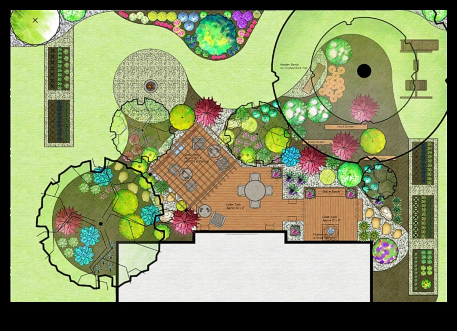 De la schiță la splendoare: stăpânirea artei designului grădinii